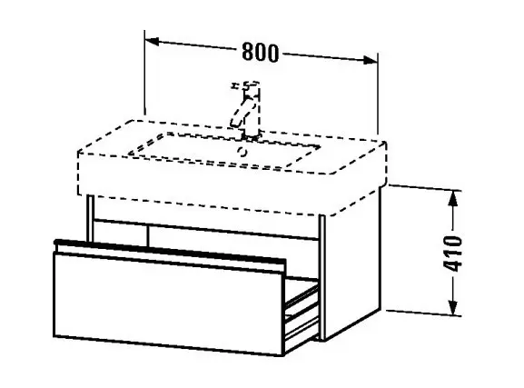 Duravit - Ketho - Mosdószekrény - KT669002222 – 2. kép
