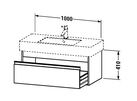 Duravit - Ketho - Mosdószekrény - KT669102222 – 2. kép
