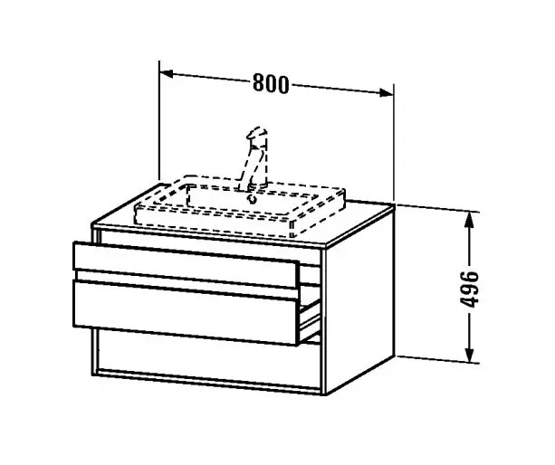Duravit - Ketho - Mosdószekrény - KT675402222 – 2. kép