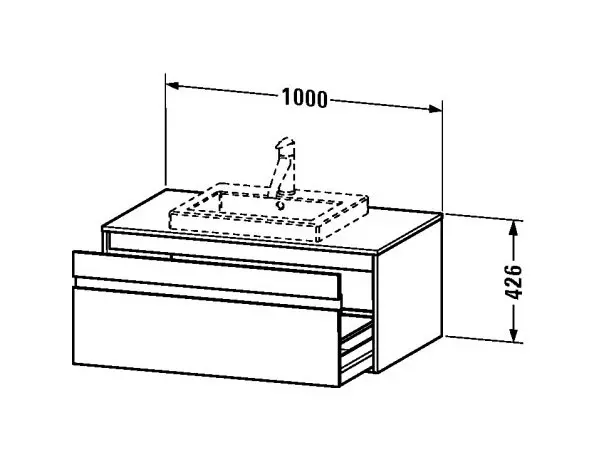 Duravit - Ketho - Mosdószekrény - KT679502222 – 2. kép