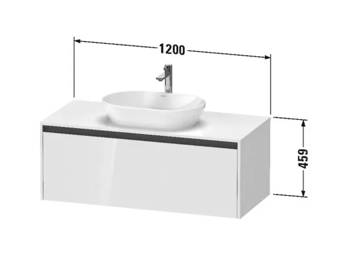 Duravit - Ketho.2 - Mosdószekrény - K24887049490000 – 2. kép