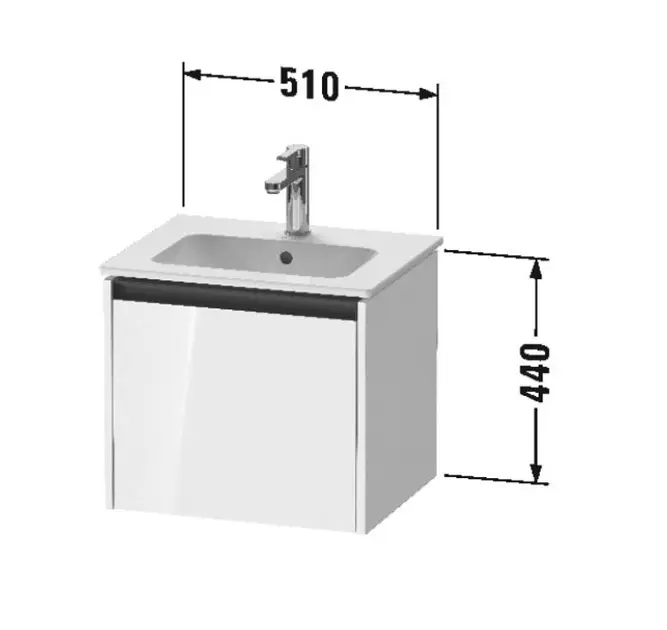 Duravit - Ketho.2 - Mosdószekrény - K25061022220000 – 2. kép