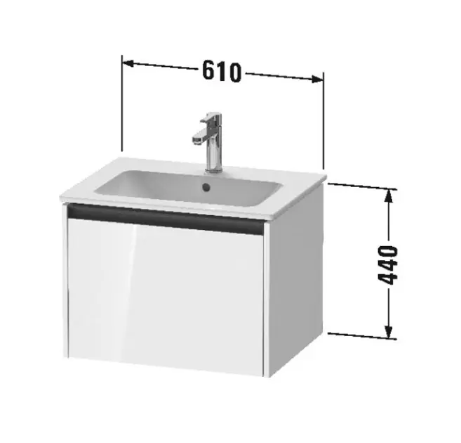 Duravit - Ketho.2 - Mosdószekrény - K25062018180000 – 2. kép