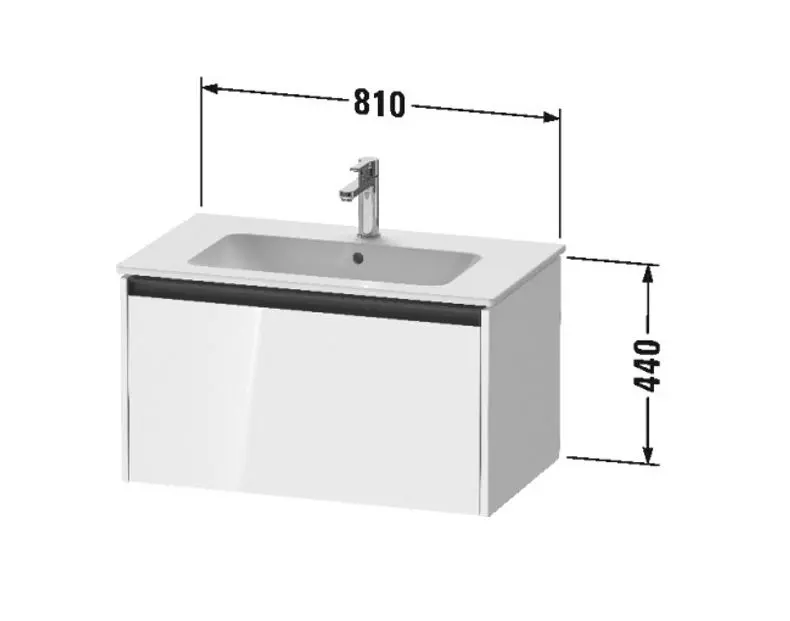 Duravit - Ketho.2 - Mosdószekrény - K25063018180000 – 2. kép