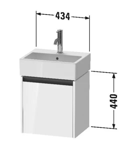 Duravit - Ketho.2 - Mosdószekrény - K25070L49490000 – 2. kép