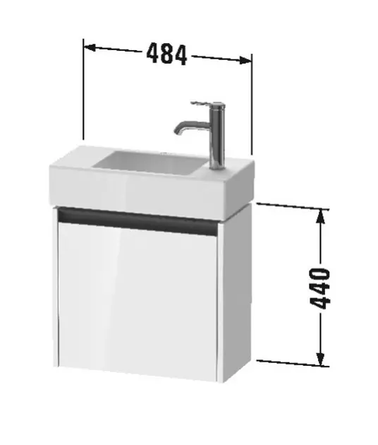Duravit - Ketho.2 - Mosdószekrény - K25072L18180000 – 2. kép