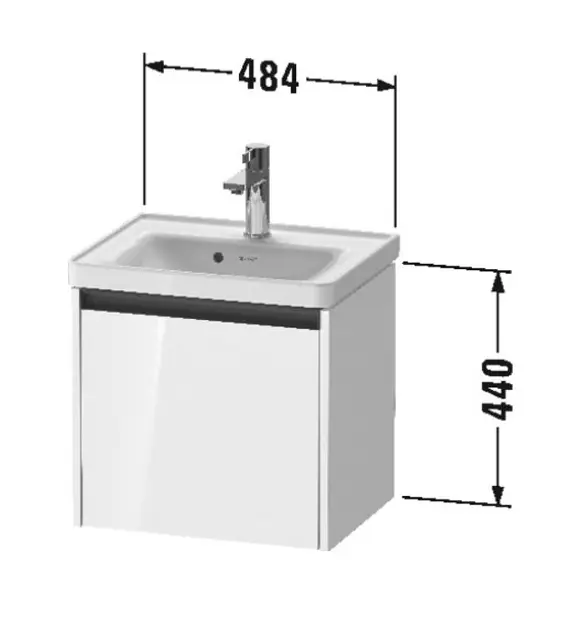 Duravit - Ketho.2 - Mosdószekrény - K25080049490000 – 2. kép