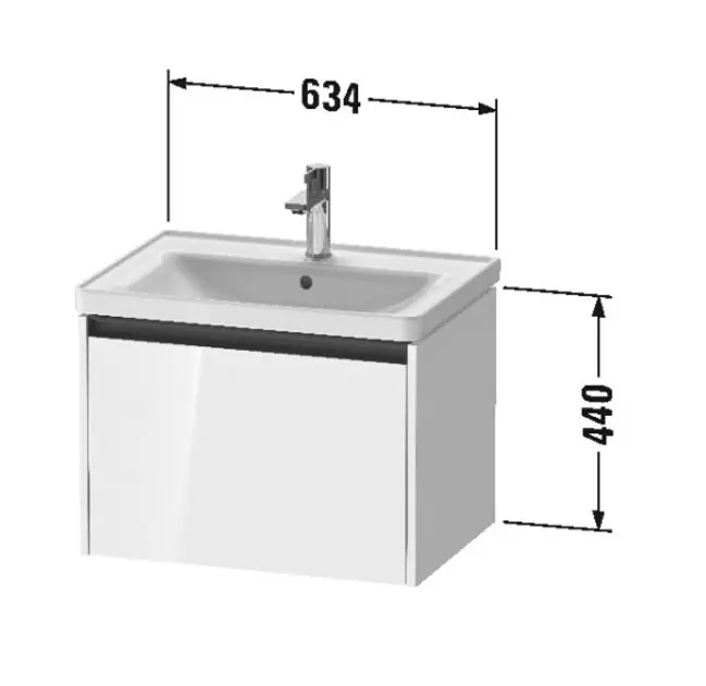 Duravit - Ketho.2 - Mosdószekrény - K25082022220000 – 2. kép