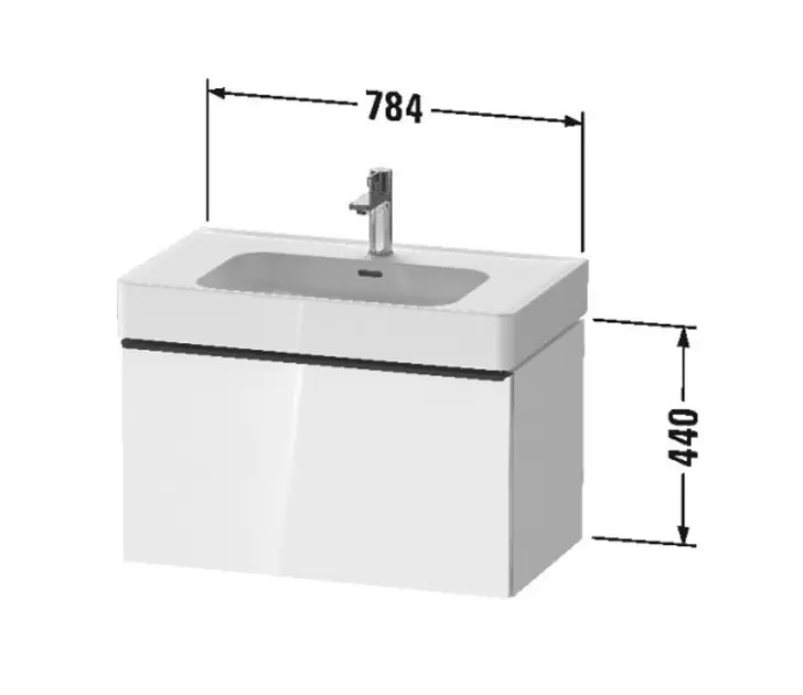 Duravit - Ketho.2 - Mosdószekrény - K25083018180000 – 2. kép