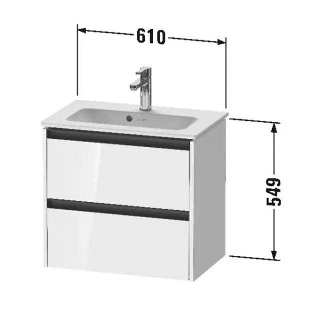 Duravit - Ketho.2 - Mosdószekrény - K25255049490000 – 2. kép