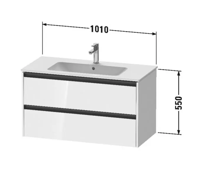 Duravit - Ketho.2 - Mosdószekrény - K25264018180000 – 2. kép