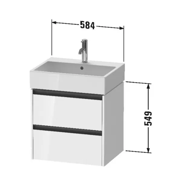 Duravit - Ketho.2 - Mosdószekrény - K25275022220000 – 2. kép