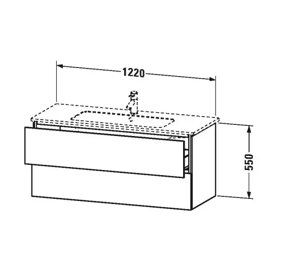 Duravit - L-Cube - Mosdószekrény - LC624304949 – 2. kép