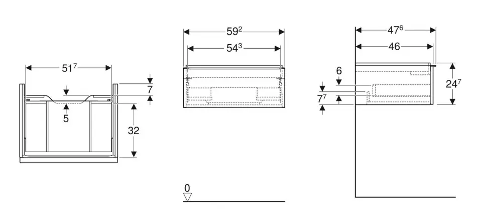 Geberit - iCon - Mosdószekrény - 502.310.JH.1 – 2. kép