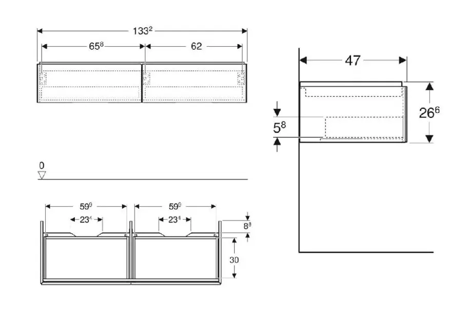 Geberit - ONE - Mosdószekrény - 505.076.00.3 – 2. kép