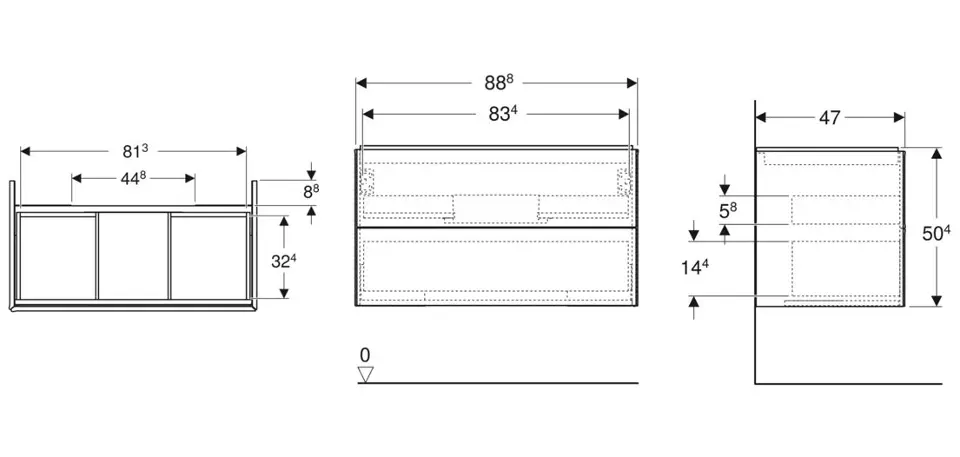 Geberit - ONE - Mosdószekrény - 505.263.00.5 – 2. kép