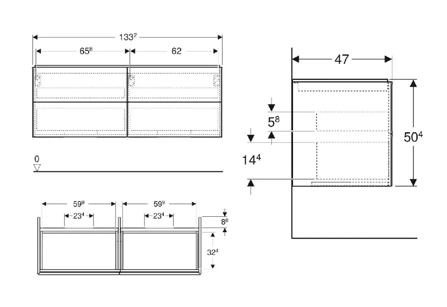 Geberit - ONE - Mosdószekrény - 505.266.00.5 – 2. kép