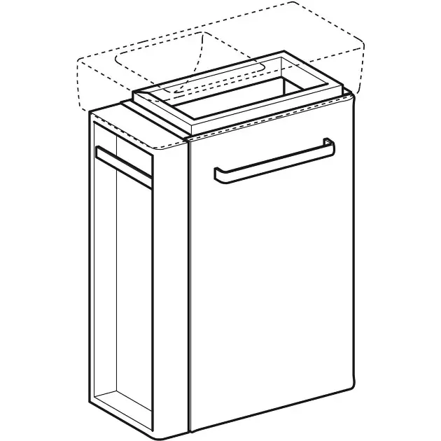 Geberit - Selnova Compact - Mosdószekrény - 501.495.00.1 – 3. kép
