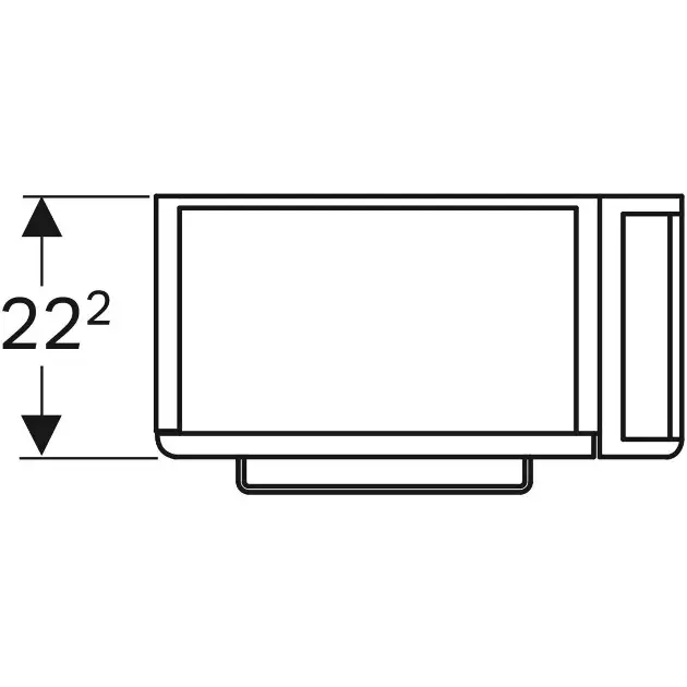 Geberit - Selnova Compact - Mosdószekrény - 501.497.00.1 – 3. kép