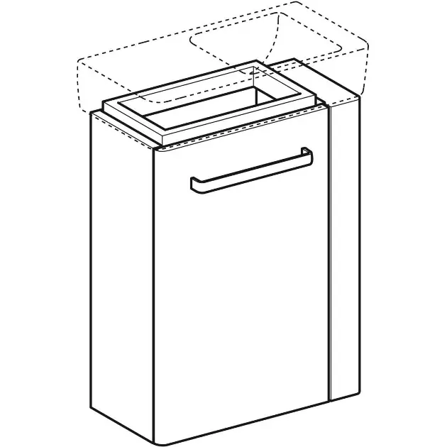 Geberit - Selnova Compact - Mosdószekrény - 501.498.00.1 – 3. kép