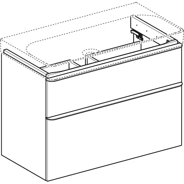 Geberit - Smyle Square - Mosdószekrény - 500.354.00.1 – 3. kép