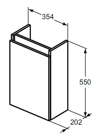 Ideal Standard - Eurovit+ - Mosdószekrény - R0271Y9 – 2. kép