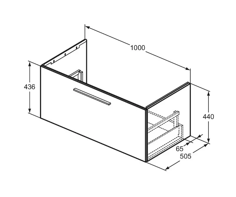 Ideal Standard - i.Life B - Mosdószekrény - T5275NV – 2. kép