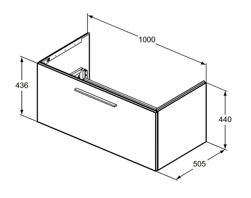 Ideal Standard - i.Life B - Mosdószekrény - T5275NX – 2. kép