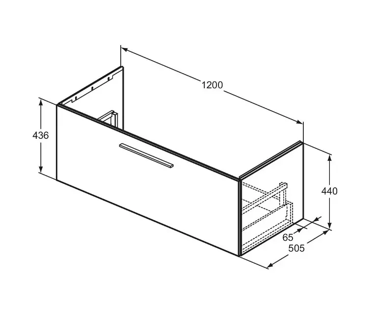 Ideal Standard - i.Life B - Mosdószekrény - T5515NH – 2. kép