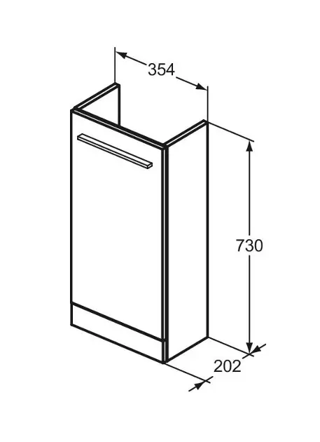 Ideal Standard - i.Life S - Mosdószekrény - T5303NG – 2. kép