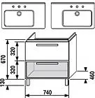 Jika - Cubito - Mosdószekrény - H4502171725001 – 4. kép