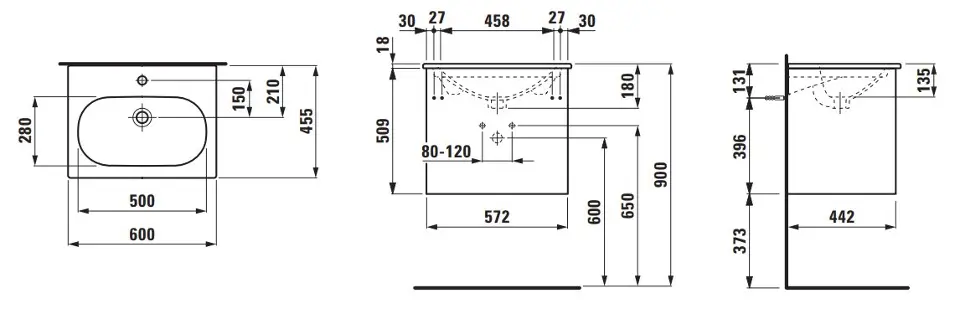 Laufen - Lani for Lua - Mosdószekrény - H8600832671041 – 2. kép