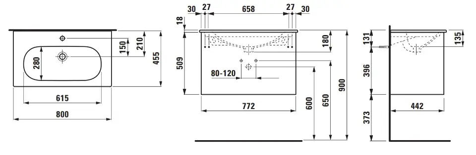 Laufen - Lani for Lua - Mosdószekrény - H8600872601041 – 2. kép