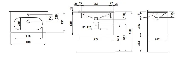 Laufen - Lani for Lua - Mosdószekrény - H8600872671041 – 2. kép