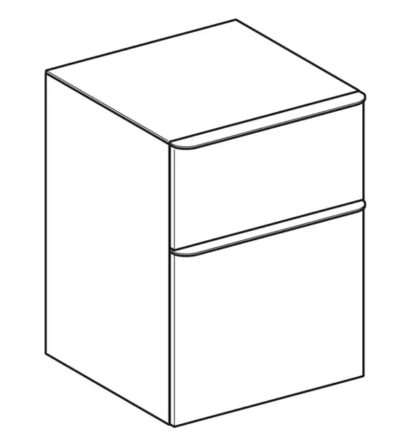 Geberit - Smyle Square - Oldalszekrény - 500.357.JR.1 – 3. kép