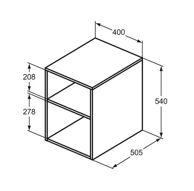 Ideal Standard - Finesse - Oldalszekrény - E3401UQ – 2. kép