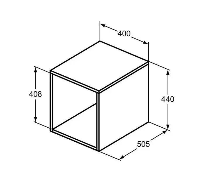 Ideal Standard - i.Life B - Oldalszekrény - T5268NV – 2. kép