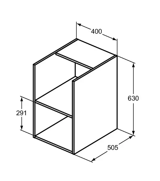 Ideal Standard - i.Life B - Oldalszekrény - T5322NH – 2. kép