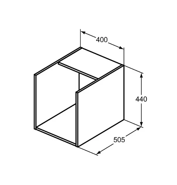 Ideal Standard - i.Life B - Oldalszekrény - T5323NW – 2. kép