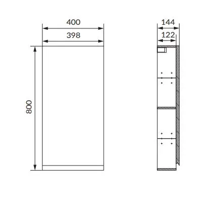 Cersanit - Moduo - Tükrös szekrény - S590-084 – 2. kép