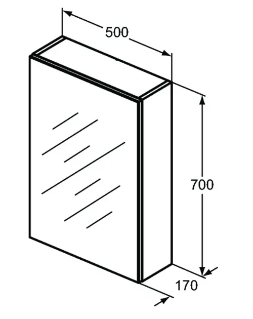Ideal Standard - Mirror&Light - Tükrös szekrény - T3588AL – 2. kép