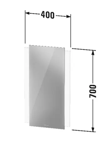 Duravit - Ketho.2 - Tükör - K27070000000000 – 2. kép