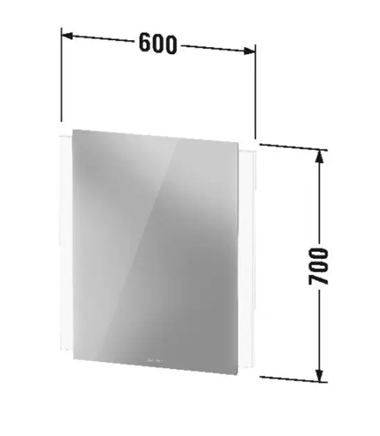 Duravit - Ketho.2 - Tükör - K27071000000000 – 2. kép