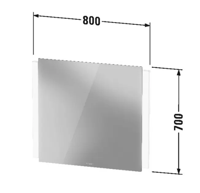 Duravit - Ketho.2 - Tükör - K27072000000000 – 2. kép