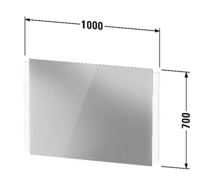 Duravit - Ketho.2 - Tükör - K27073000000000 – 2. kép