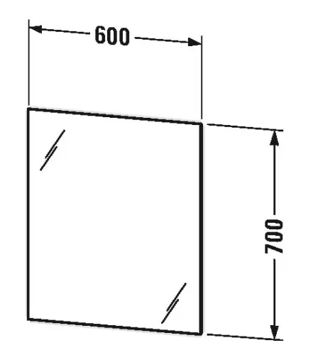 Duravit - Mirrors - Tükör - LM7805000000000 – 2. kép