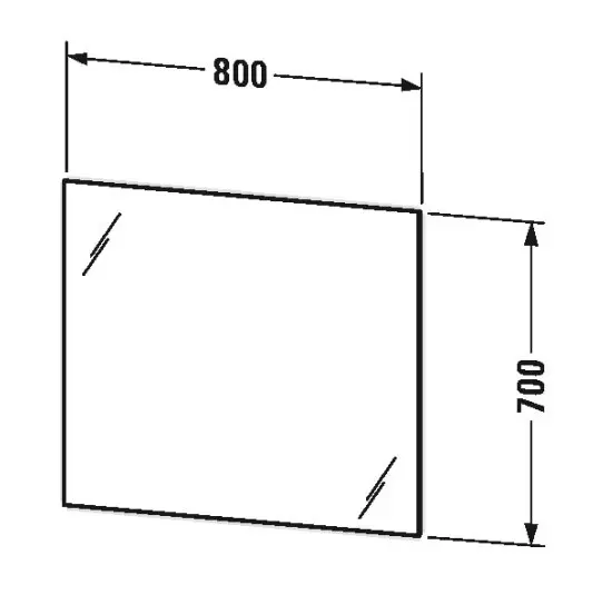 Duravit - Mirrors - Tükör - LM7806000000000 – 2. kép