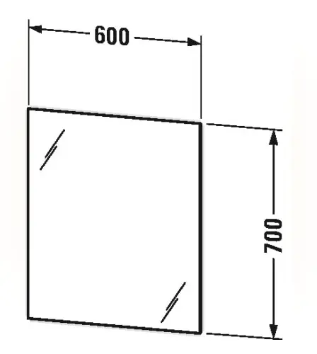 Duravit - Mirrors - Tükör - LM7825D00000000 – 2. kép