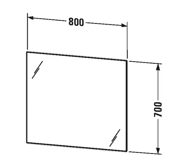 Duravit - Mirrors - Tükör - LM7826D00000000 – 2. kép