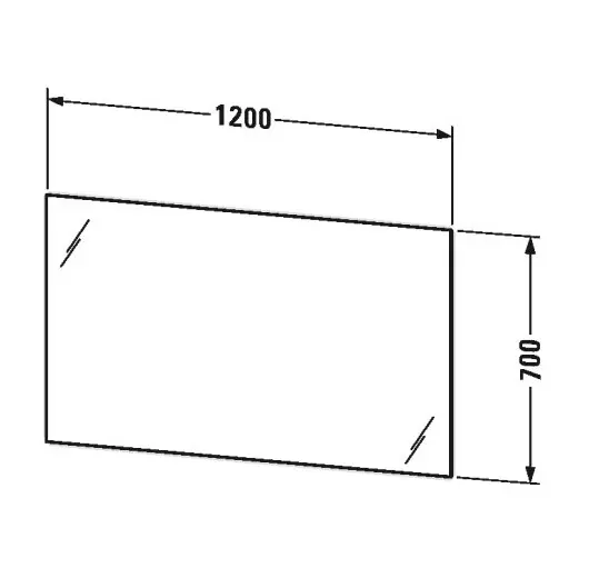 Duravit - Mirrors - Tükör - LM7828D00000000 – 2. kép